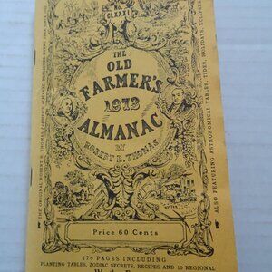 The Old Farmer's Almanac 1792-1973 Rare 181st Anniversary Edition Vintage Copy